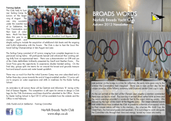 broads words - Norfolk Broads Yacht Club