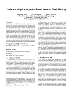 Understanding the Impact of Power Loss on Flash