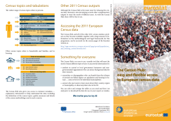 The Census Hub - European Commission