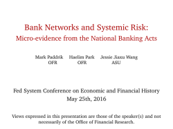 Bank Networks and Systemic Risk: Micro