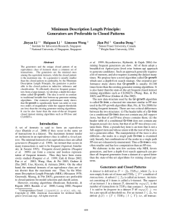 Minimum Description Length Principle: Generators Are Preferable to