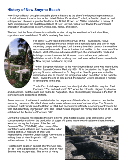 History - City of New Smyrna Beach