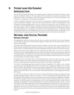 Future Land Use Element - City of New Smyrna Beach