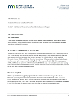 m 1 DEPARTMENT OF TRANSPORTATION