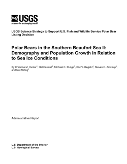 Polar Bears in the Southern Beaufort Sea II: Demography and