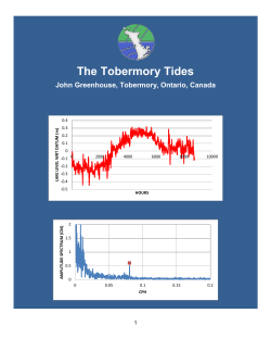 The Tobermory Tides - Sources of Knowledge Forum