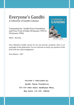 Everyone`s Gandhi