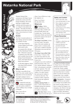 Kings Canyon/Watarrka National Park