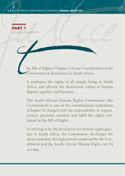 he Bill of Rights (Chapter 2 of our Constitution) is the cornerstone of