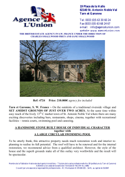 Ref: 4724 Price: 210.000€ agency fee included