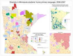Home Primary Language Diversity By School District, 2006-2007