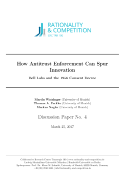 How Antitrust Enforcement Can Spur Innovation