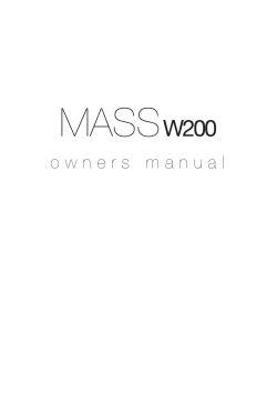 owners manual