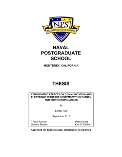 Atmospheric Effects on Communication and Electronic Warfare
