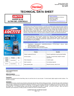 technical data sheet