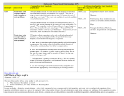 6–8 Ratios and Proportional Relationships