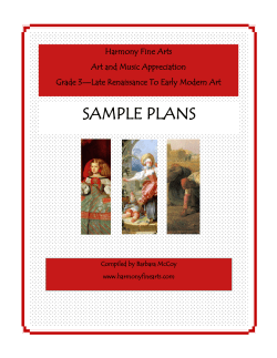 Harmony Fine Arts Grade 3 Sample