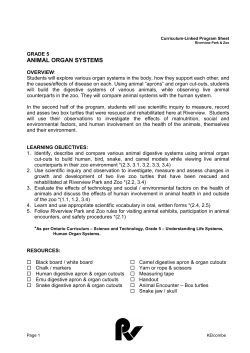 animal organ systems - Peterborough Utilities Group