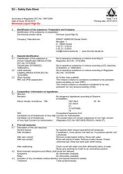 EU &ndash; Safety Data Sheet Hinrivest Liquid High Ex