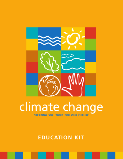 Climate Change: Creating Solutions for our Future