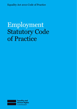 Employment Statutory Code of Practice