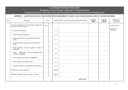 quotation for every 6 months preventive maintenance of 4 units of