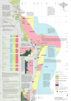 Cape Byron Marine Park Zoning Map