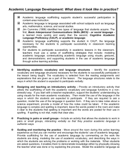 ELL Strategies