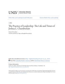 The Life and Times of Joshua L. Chamberlain