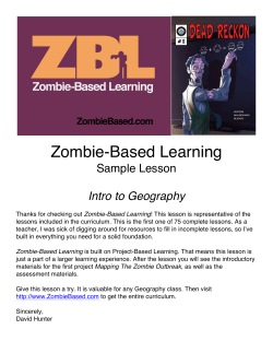 geographer question design - Zombie