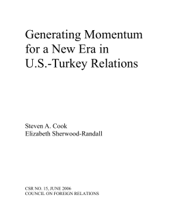 Generating Momentum for a New Era in United States