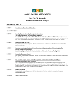 2017 ACA Summit - Angel Capital Association