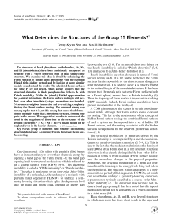 What Determines the Structures of the Group 15 Elements?