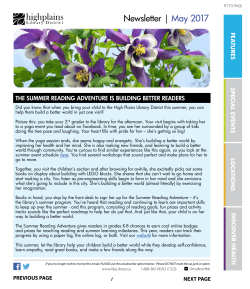 Monthly eNewsletter - High Plains Library District
