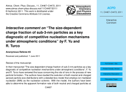 Interactive comment on &ldquo;The size-dependent charge fraction of sub