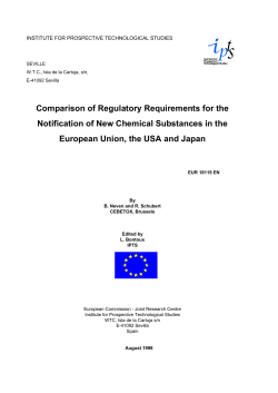 international comparison of regulatory requirements concerning the