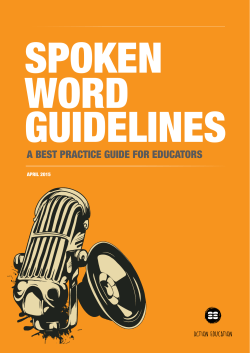 SPOKEN WORD GUIDELINES