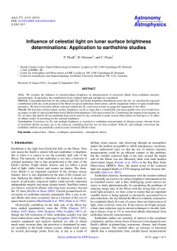 Influence of celestial light on lunar surface brightness