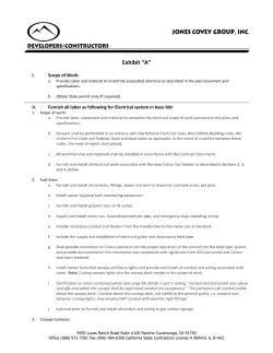 Scope of work Costco gas station