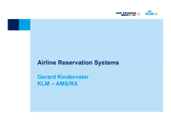 Airline Reservation Systems