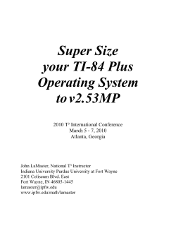 Super Size your TI-84 Plus Operating System tov2.53MP