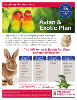 Exotic Pet Coverage - Teletech Healthcare