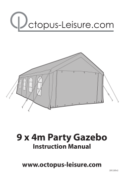 9 x 4m Party Gazebo