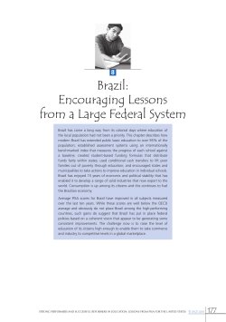 Brazil: Encouraging Lessons from a Large Federal System