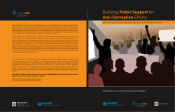 Building Public Support for Anti-Corruption Efforts