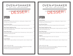 SPOON - Oven and Shaker