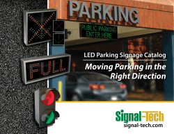 Moving Parking in the Right Direction - Signal-Tech