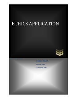 sample b - completed ethics application form