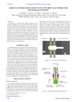Design Optimization of Button-Type BPM Electrode for the