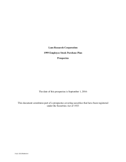 Read these - Learn About Your Lam Research Benefits!